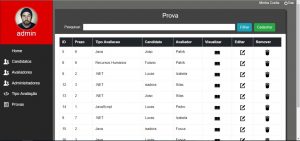 Sistema de avaliação de provas